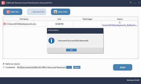 IUWEsoft Remove PowerPoint Permissions