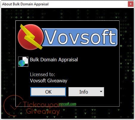 VovSoft Bulk Domain Appraisal
