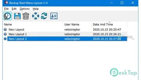 Free Backup Start Menu